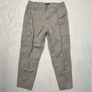 5.11 Tactical Series Pants Womens 16 Khaki Cargo Utility Workwear Cotton Outdoor